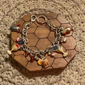 Cocktail themed bracelet.